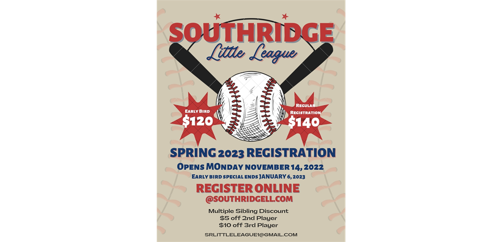 Spring 2023 Open Registration